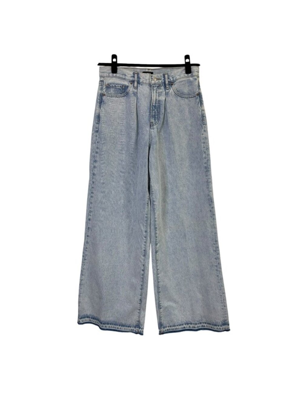 Express Wide Leg Jeans 8 Light Wash